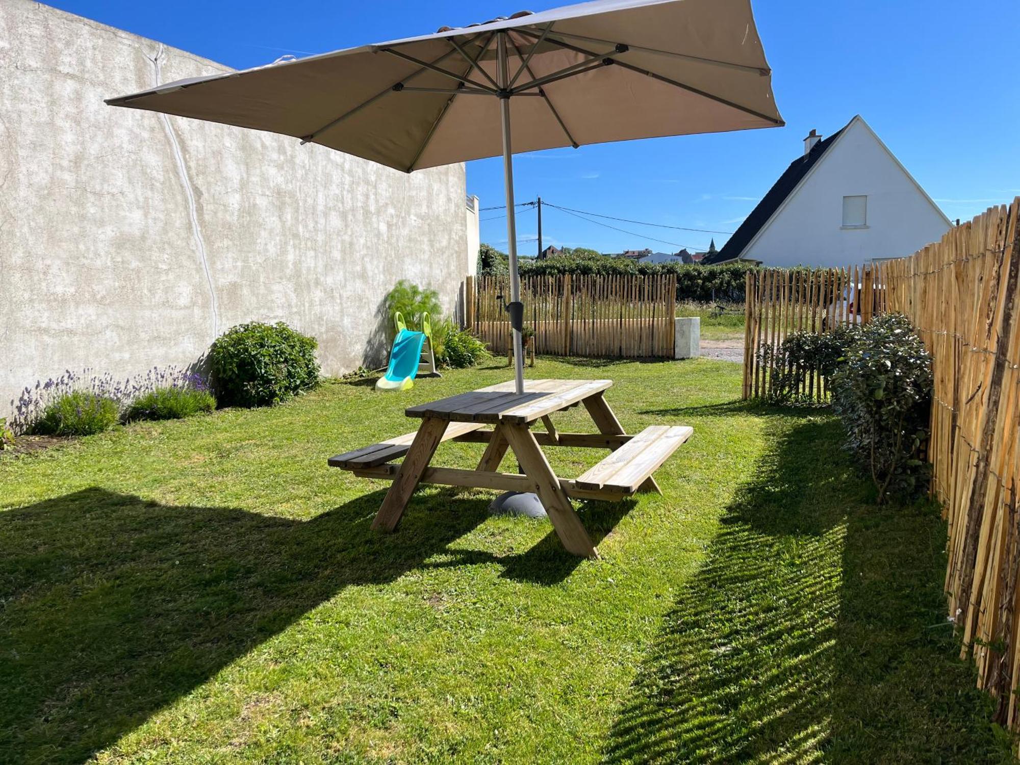 La Maison - Ambleteuse - Vue Sur Mer Et Jardin Esterno foto