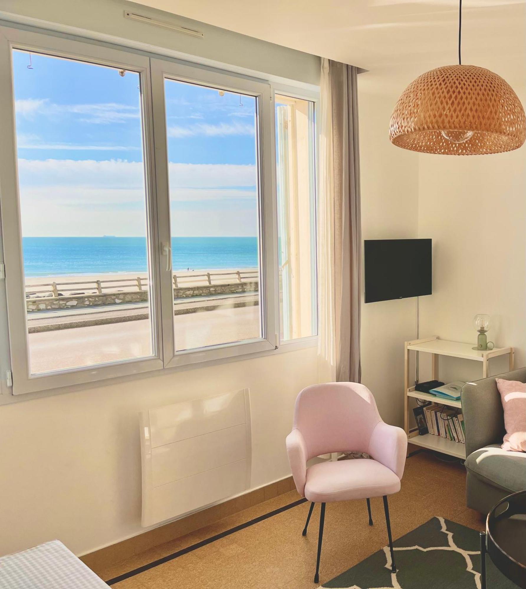 La Maison - Ambleteuse - Vue Sur Mer Et Jardin Esterno foto